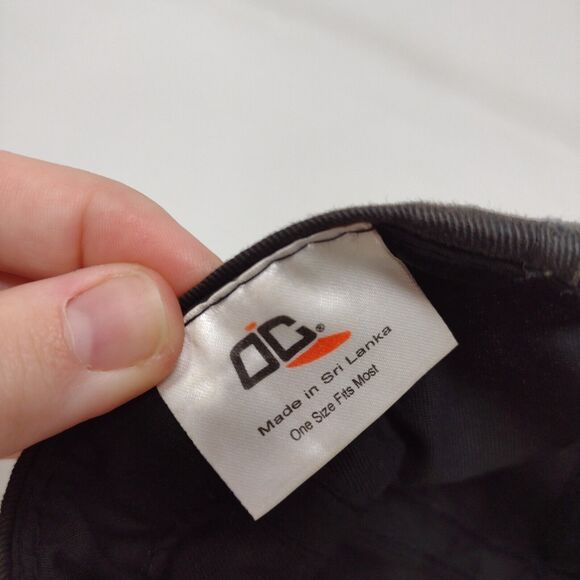 Outdoor Cap PW Black Yellow Snapback Hat Cap Adjustable OSFM Graphic Print - Picture 9 of 10